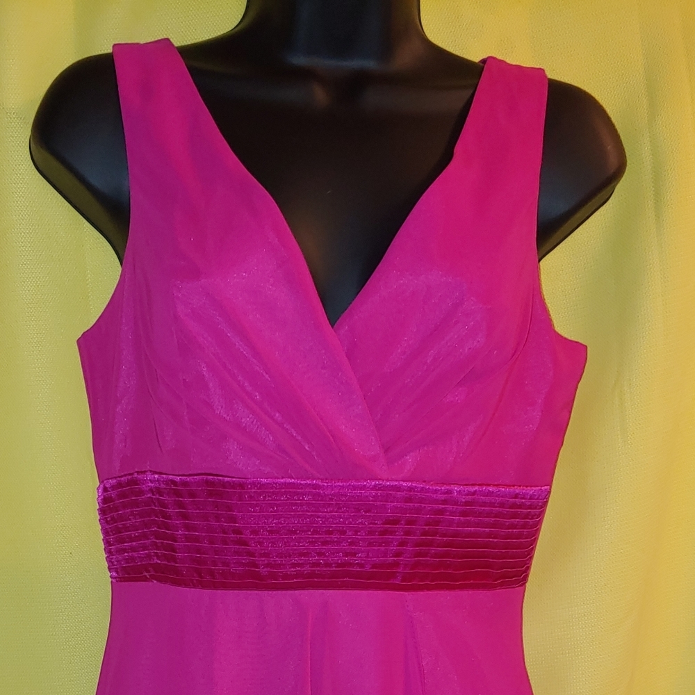 Pink classy mid lenght dress